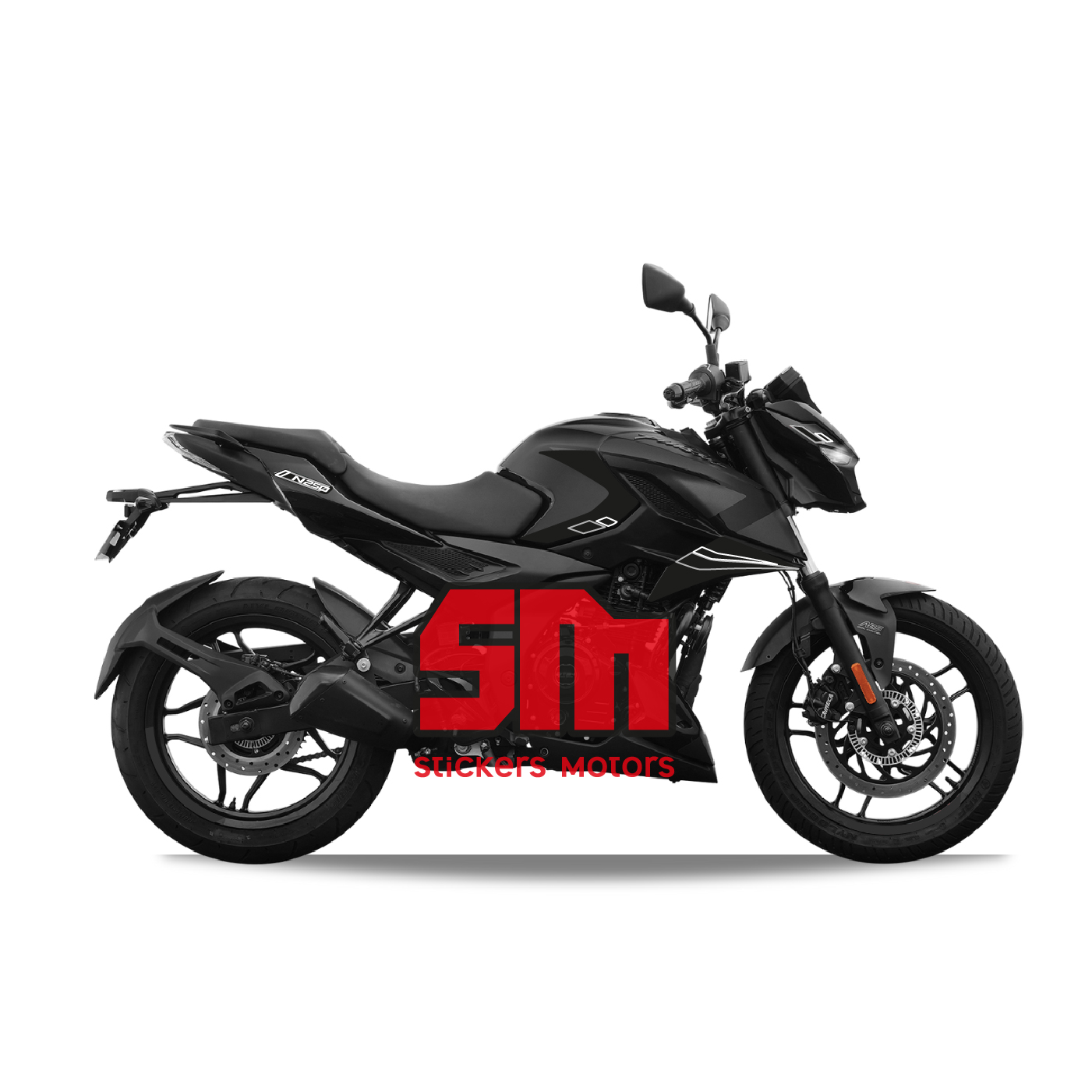 Pulsar N250 Stickers para tapas