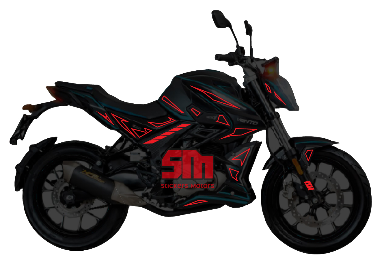 Vento Storm 300 Stickers para tapas