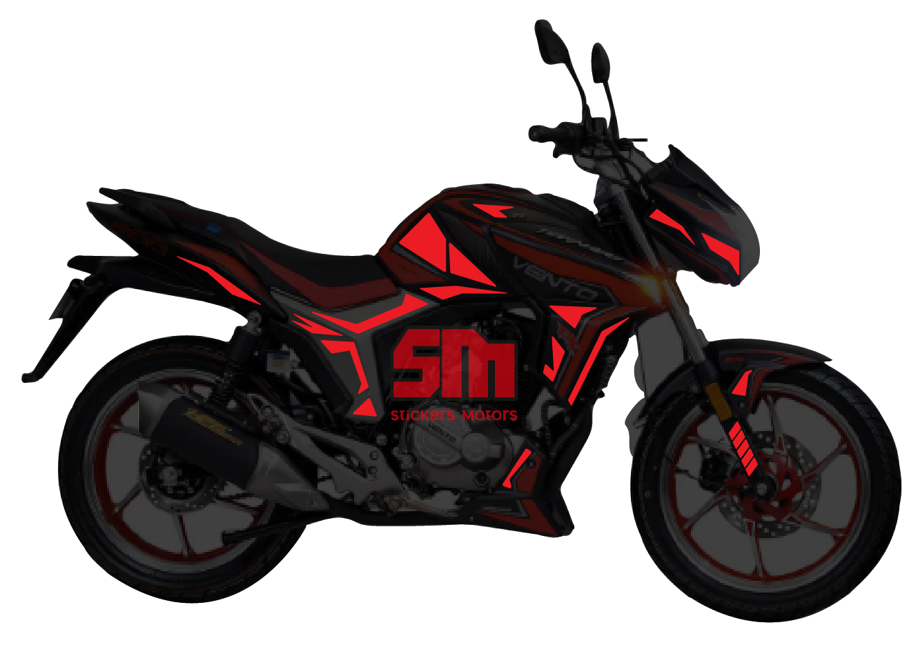 Vento Tornado 300 Stickers para tapas
