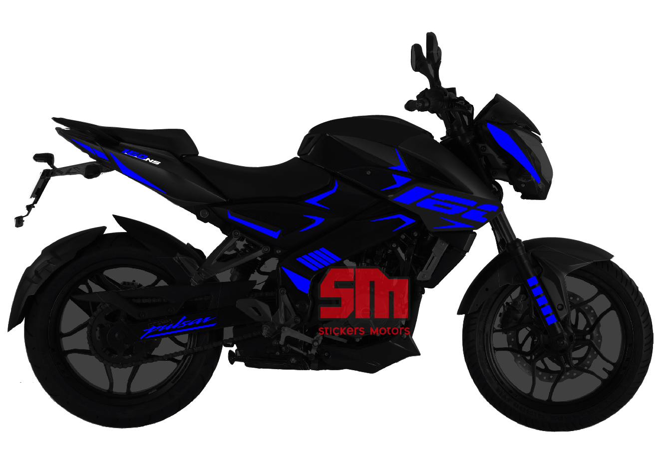 Pulsar NS160 Stickers para tapas