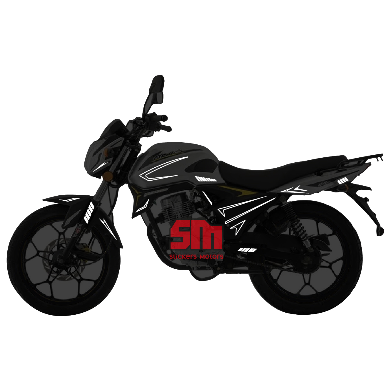 Italika FT150GTS Stickers para tapas