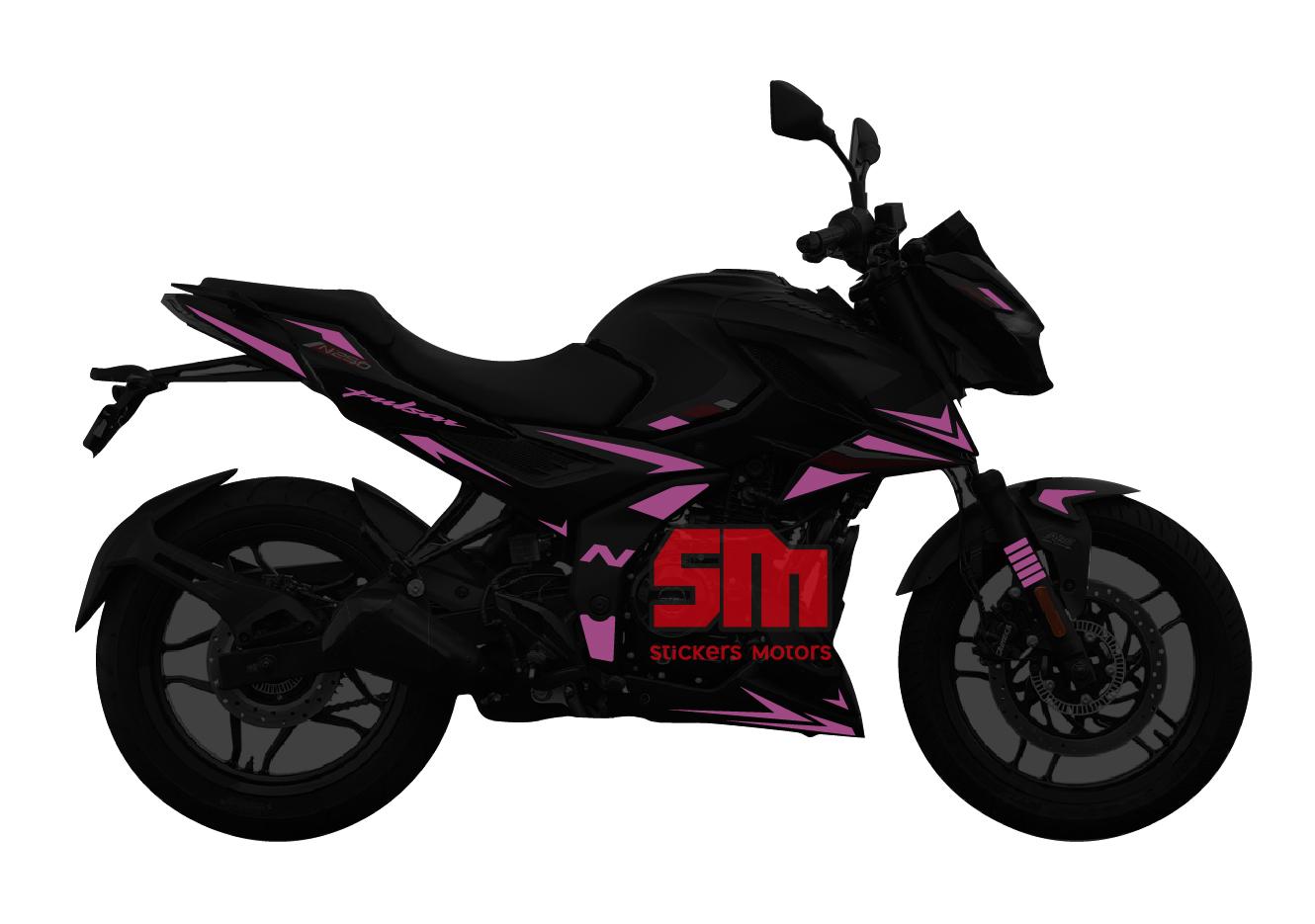 Pulsar N250 y N160 Stickers para tapas
