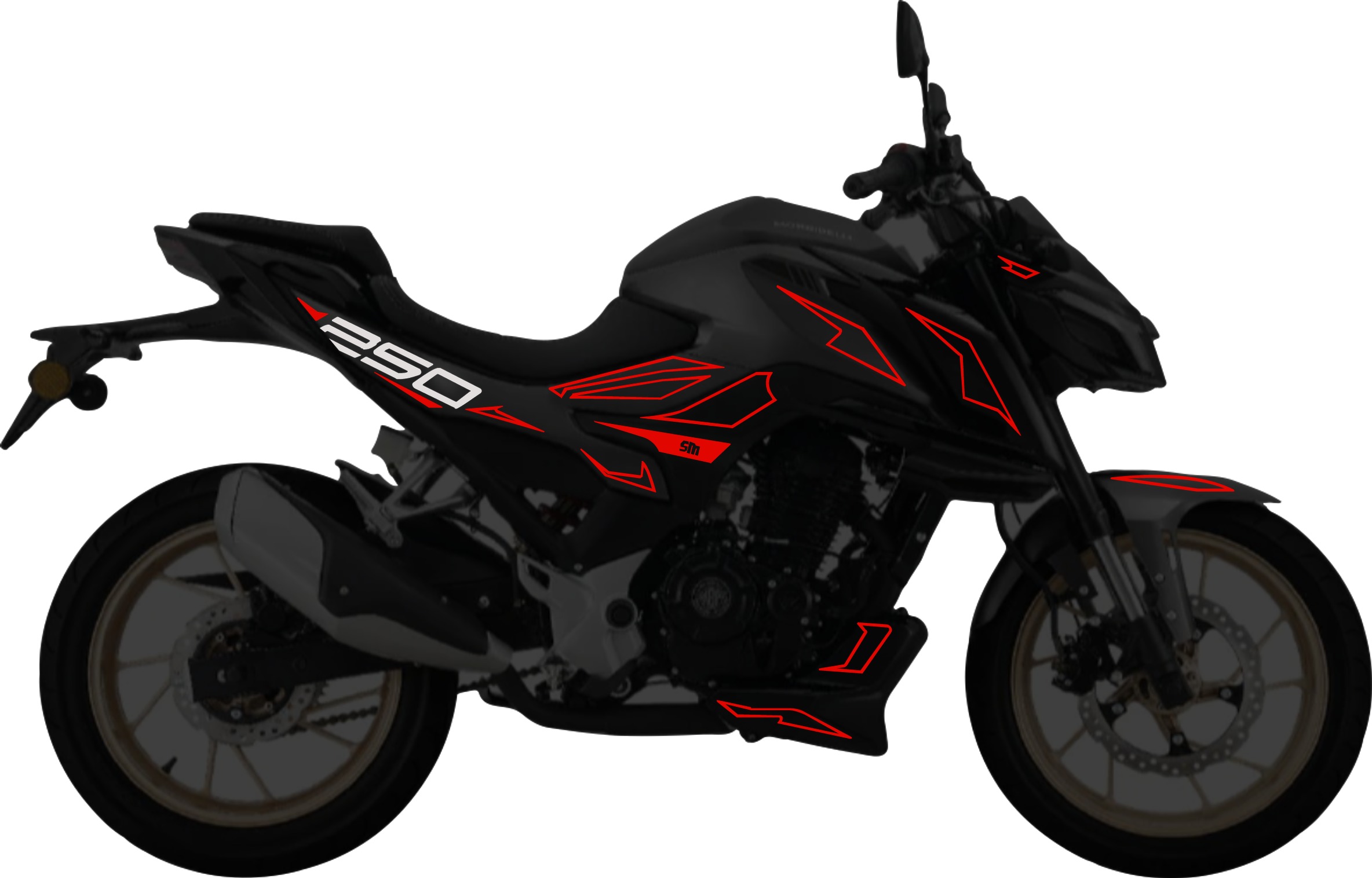 Morbidelli NZ250 kit de stickers para tapas