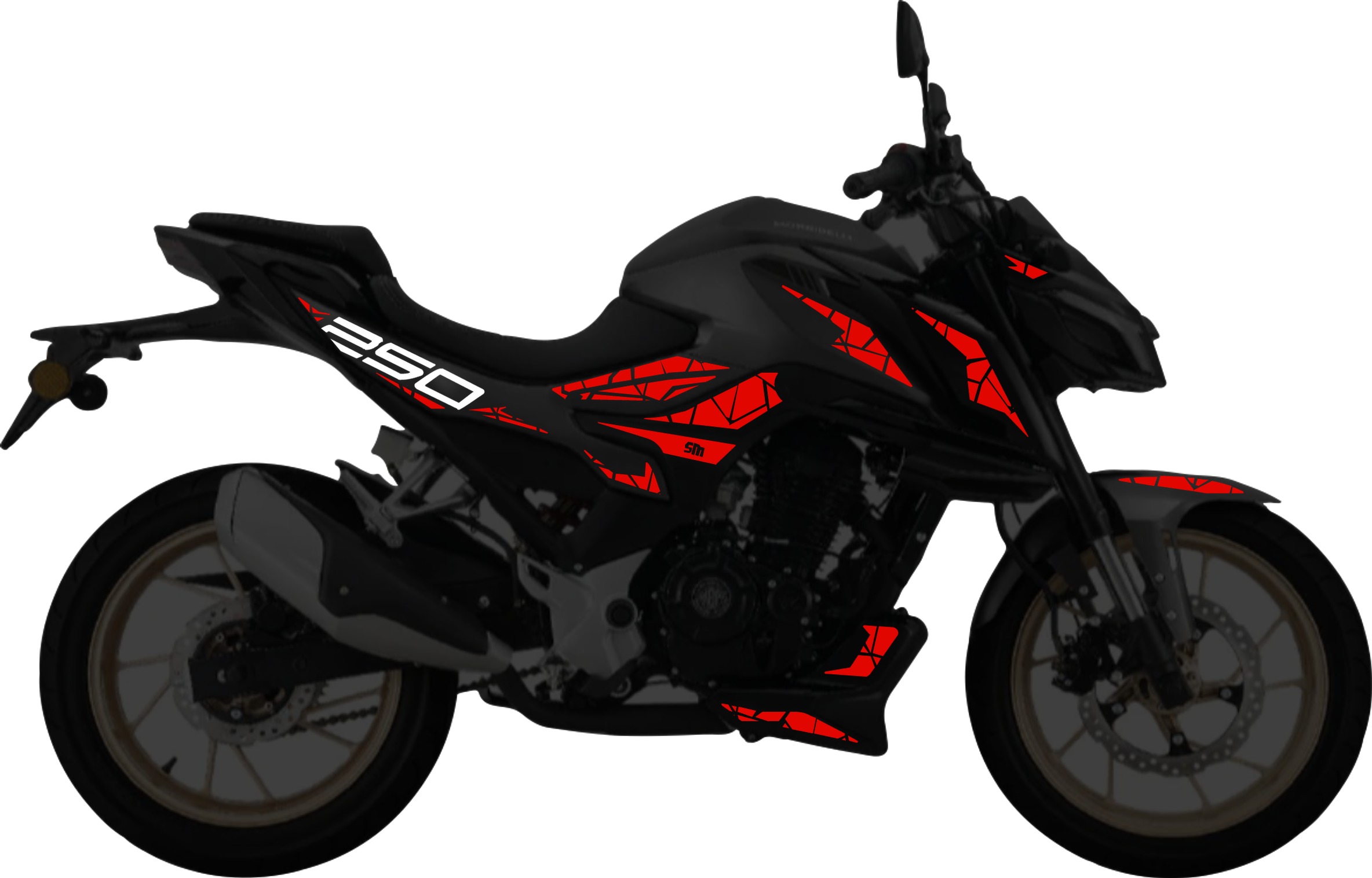 Morbidelli NZ250 kit de stickers para tapas