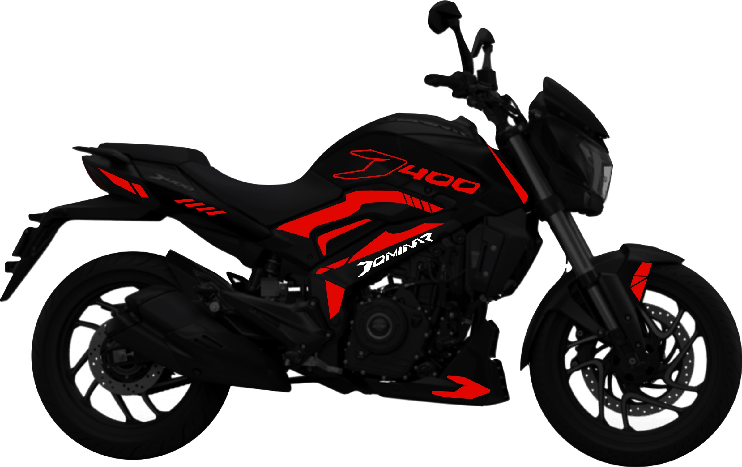 Bajaj Dominar 400 Kit stickers para tapas