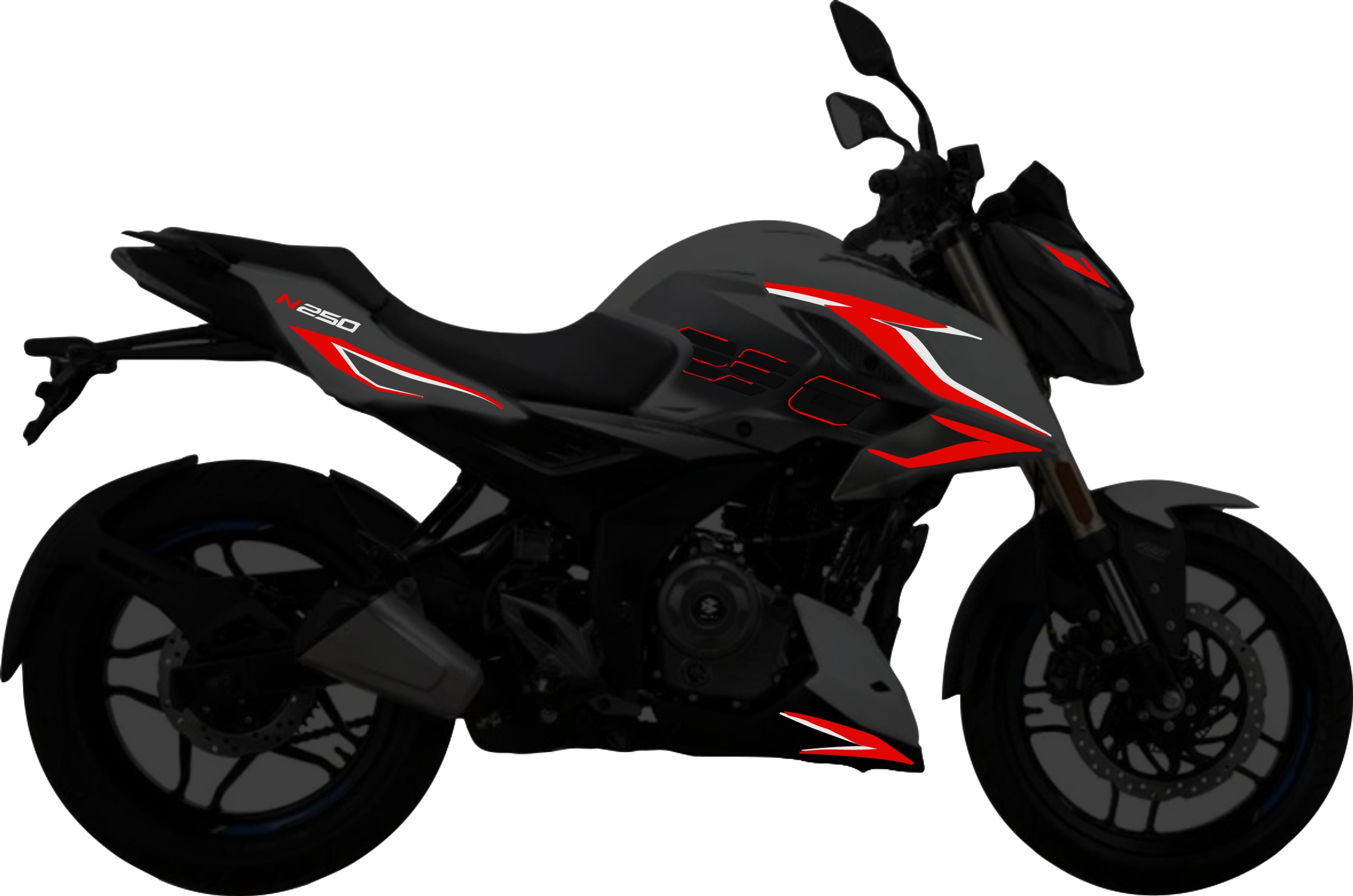 Pulsar N250UG kit de stickers para tapas
