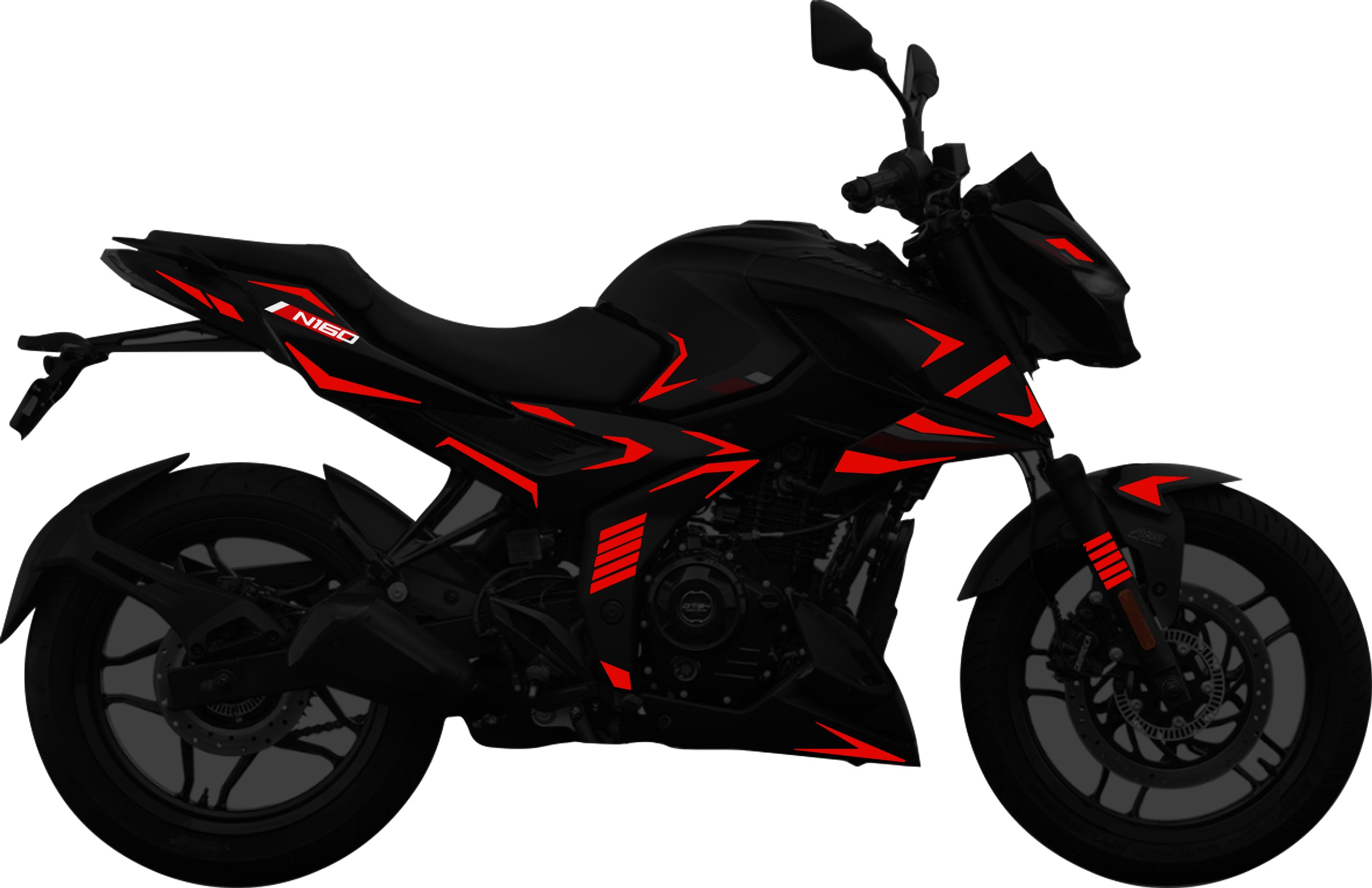 Pulsar N160 kit de stickers para tapas