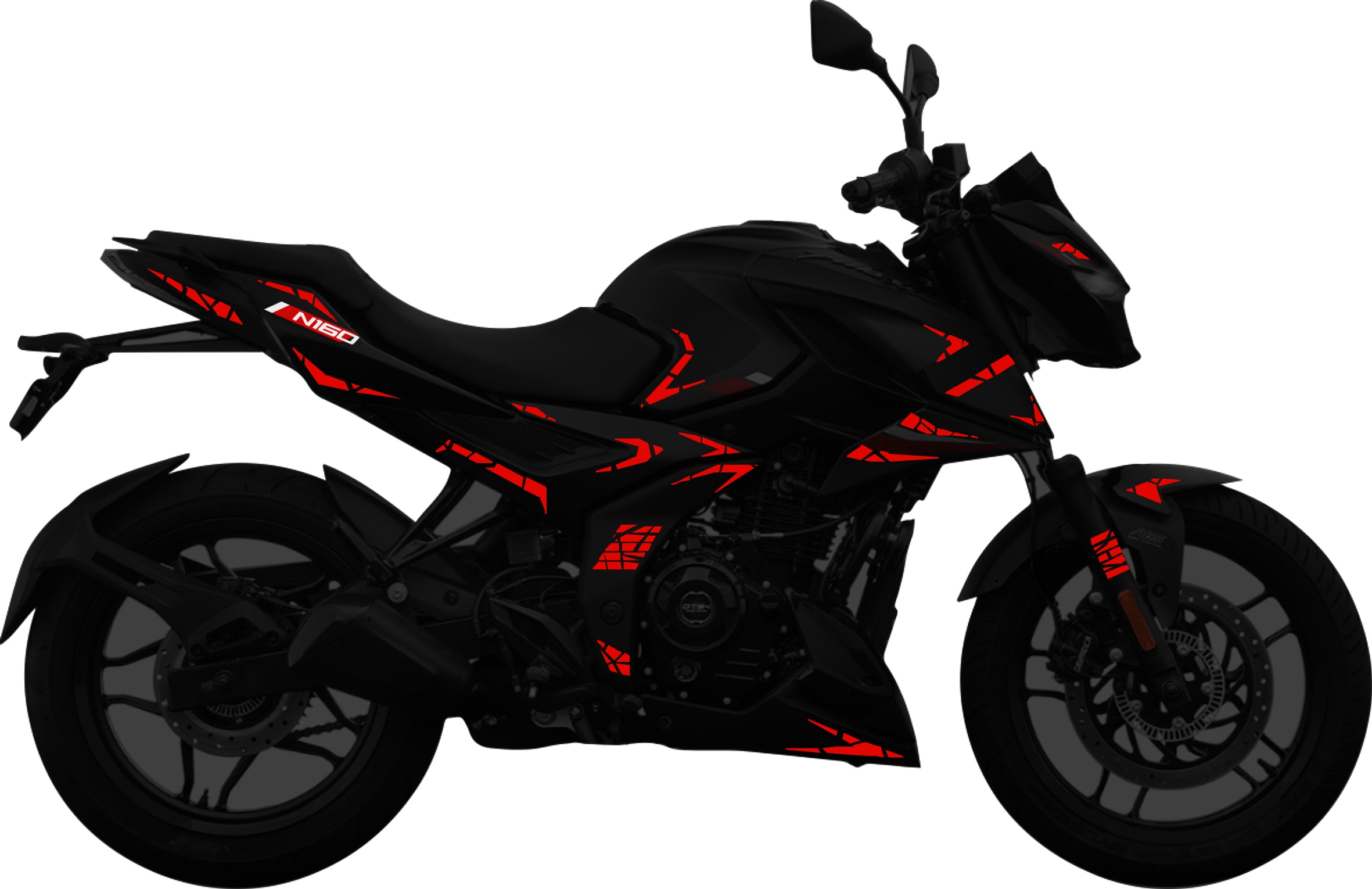 Pulsar N160 kit de stickers para tapas