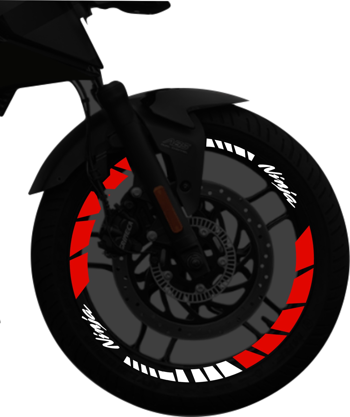 Kawasaki Ninja kit de stickers para rines SKU2031