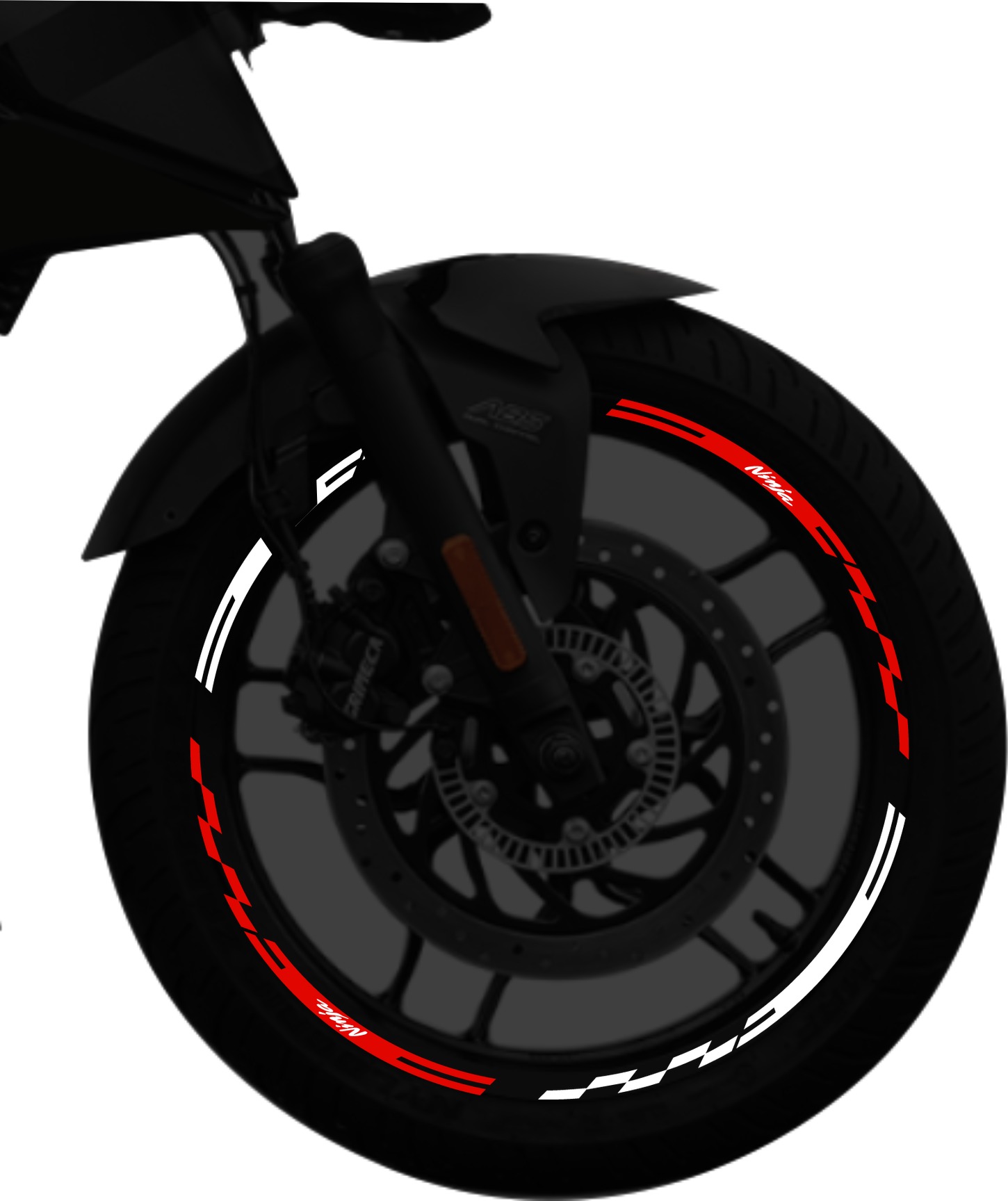 Kawasaki Ninja kit stickers para rines SKU2046