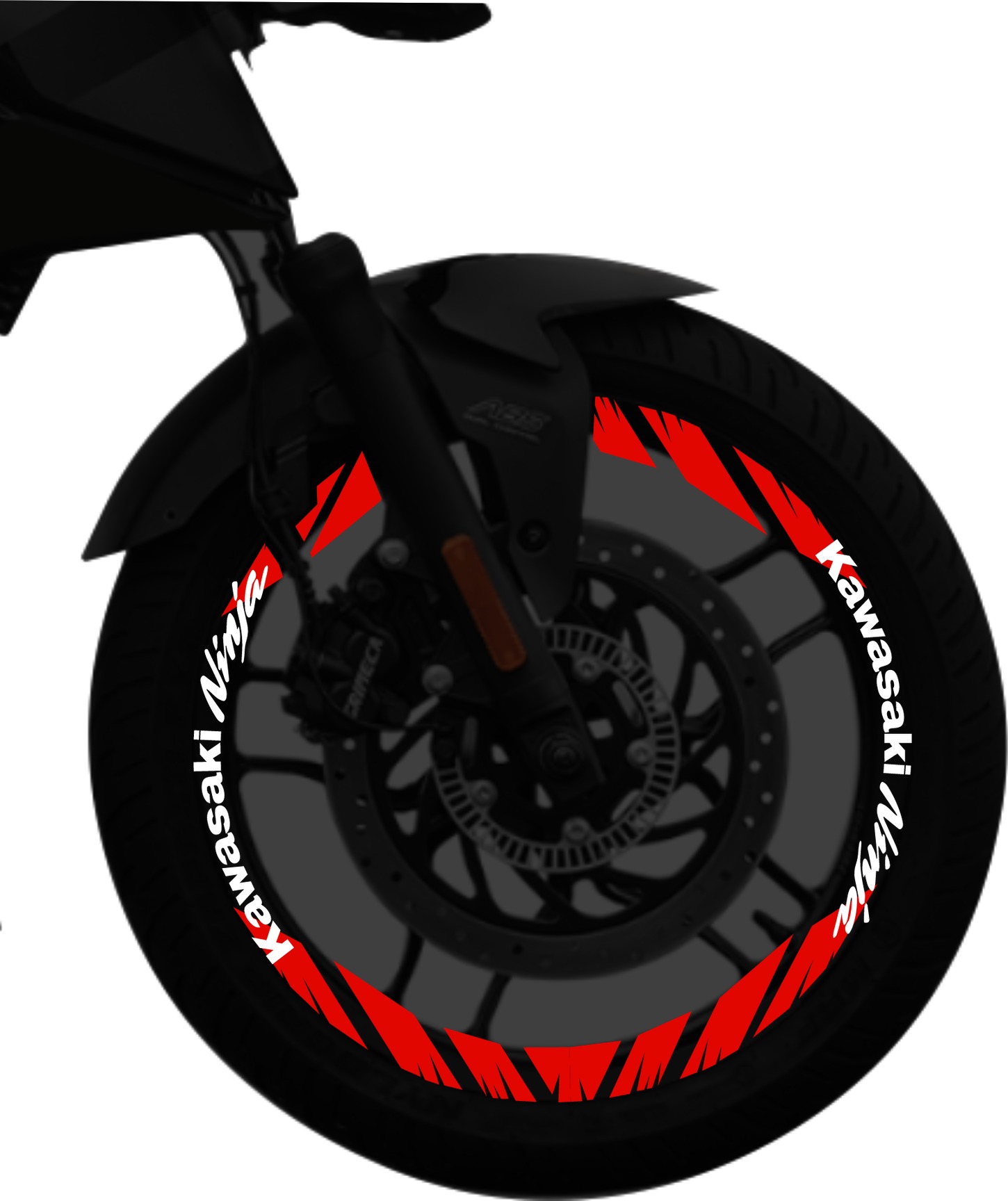 Kawasaki Ninja kit stickers para rines SKU2047