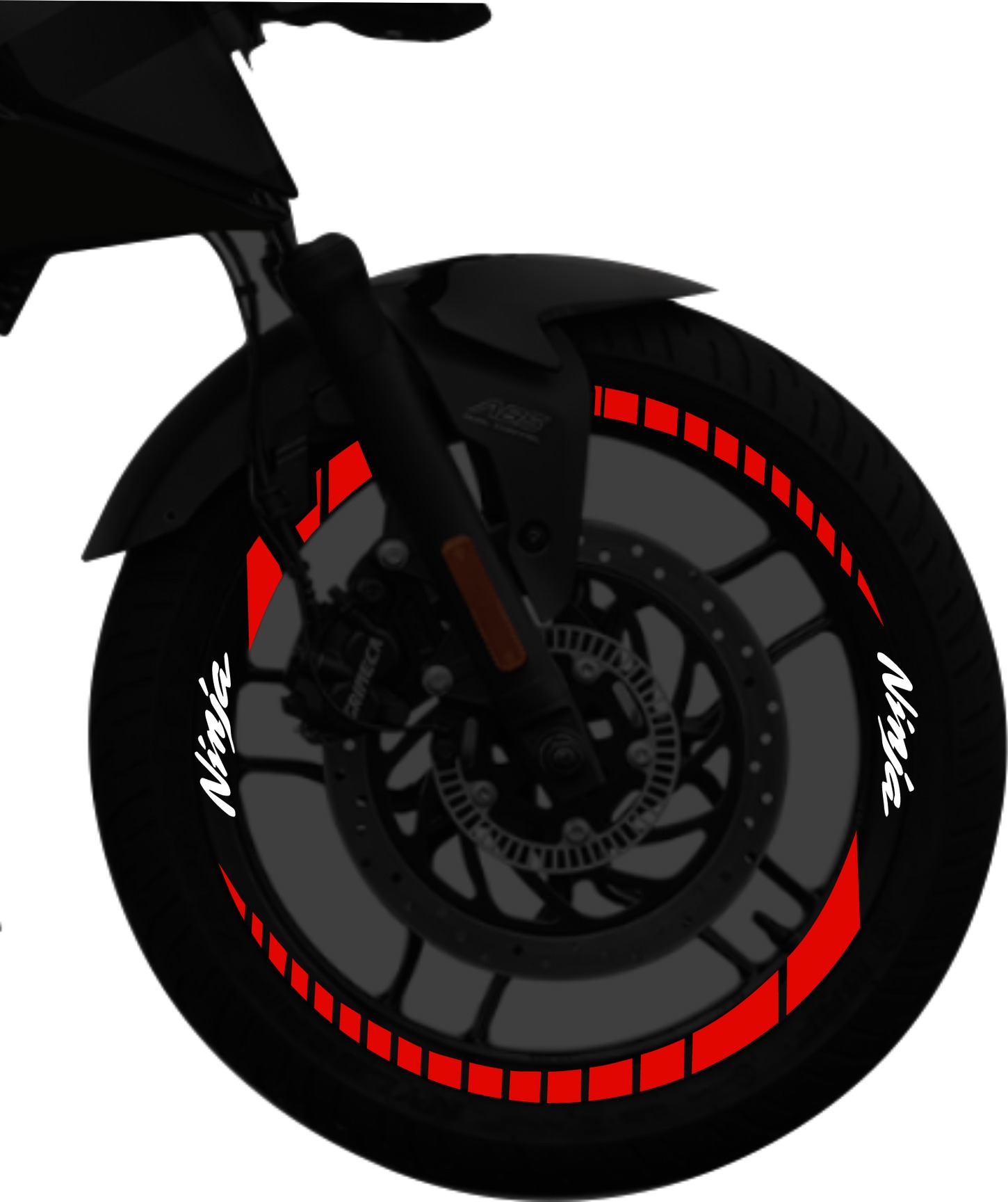 Kawasaki Ninja kit stickers para rines SKU2050