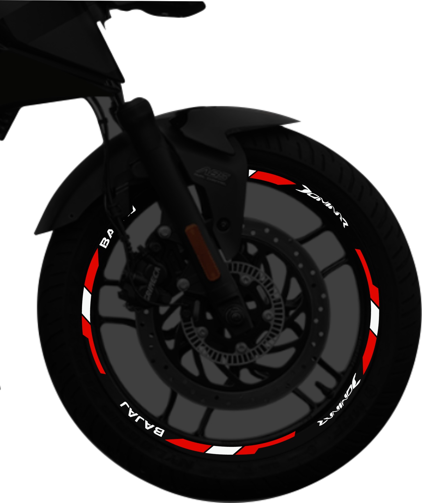 Bajaj Dominar kit de stickers para rines SKU2041