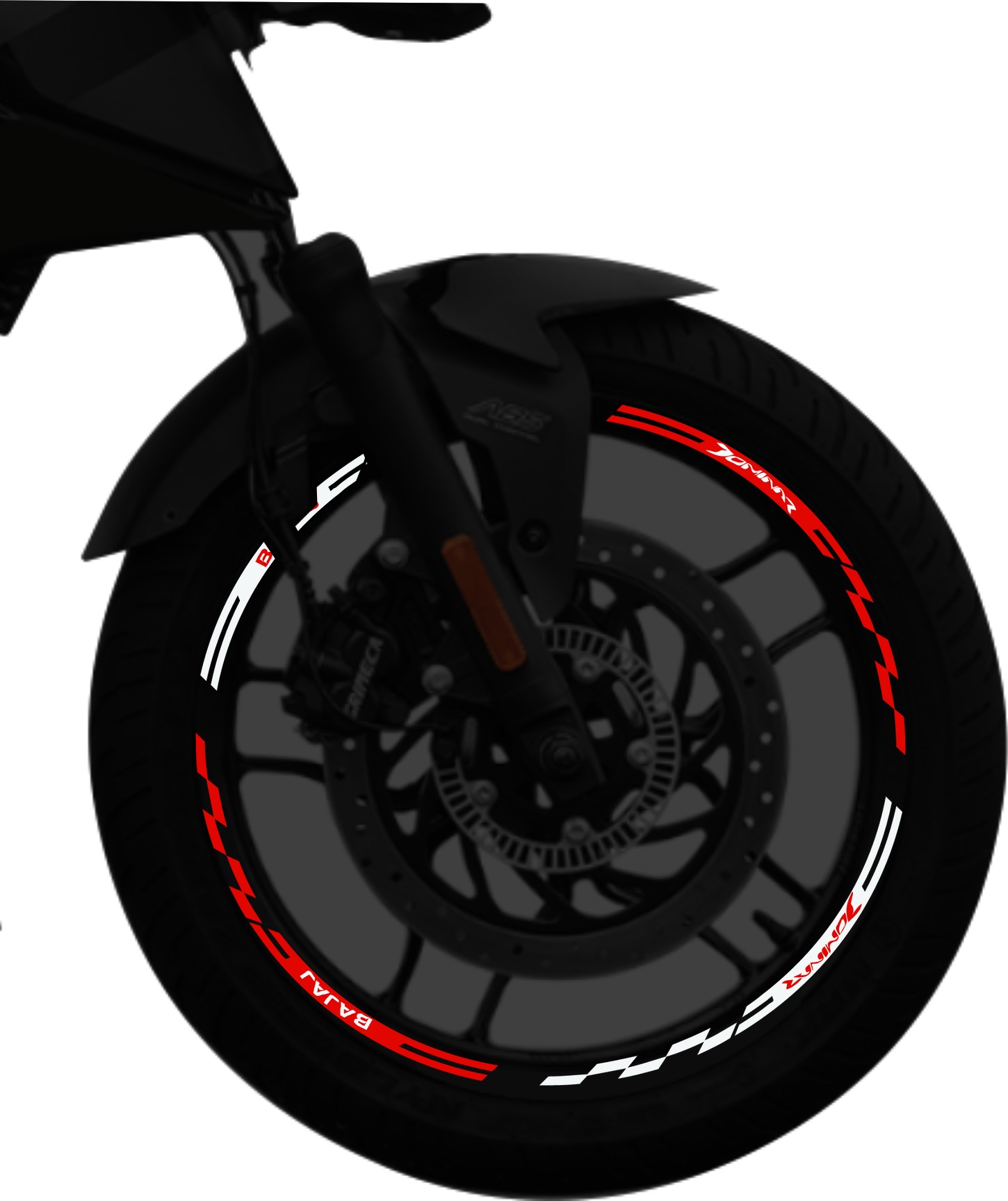 Bajaj Dominar kit de stickers para rines SKU2046