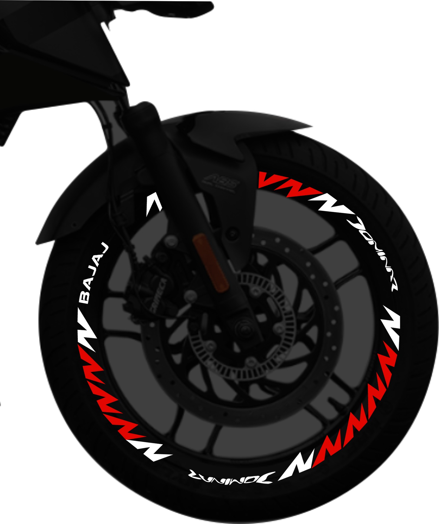 Bajaj Dominar kit de stickers para rines SKU2049