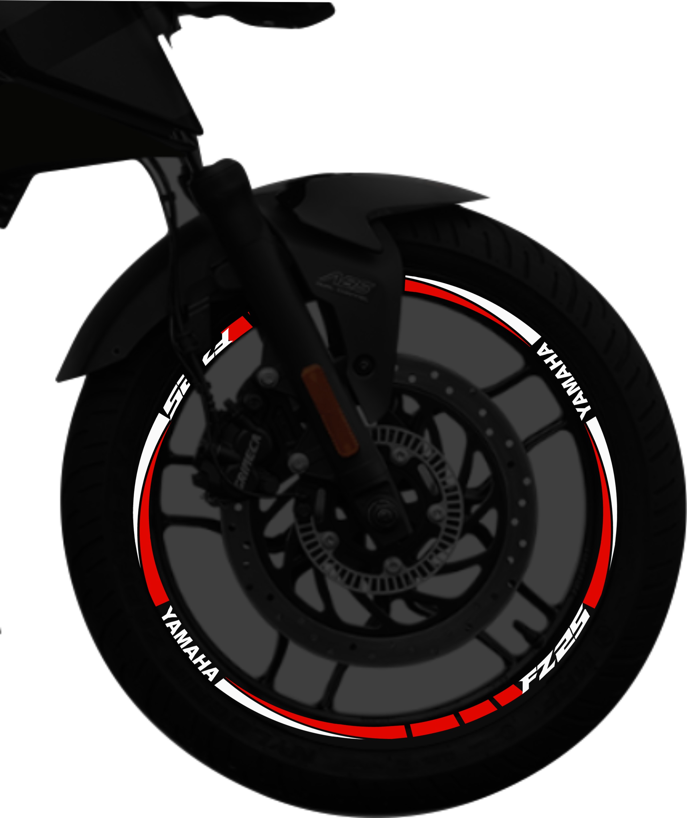 Yamaha FZ25 kit de stickers para rines SKU2023