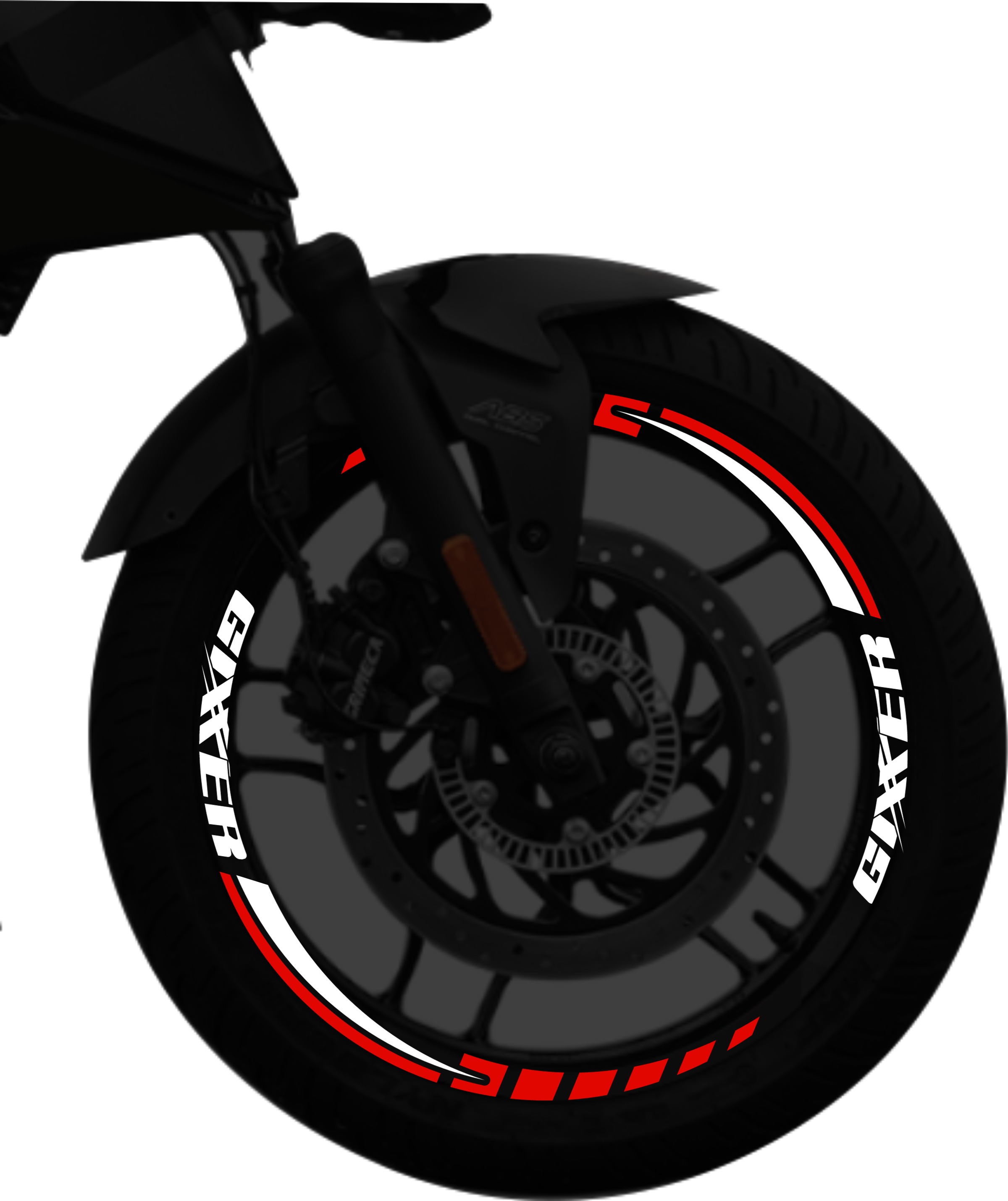 Suzuki Gixxer kit stickers para rines SKU2030
