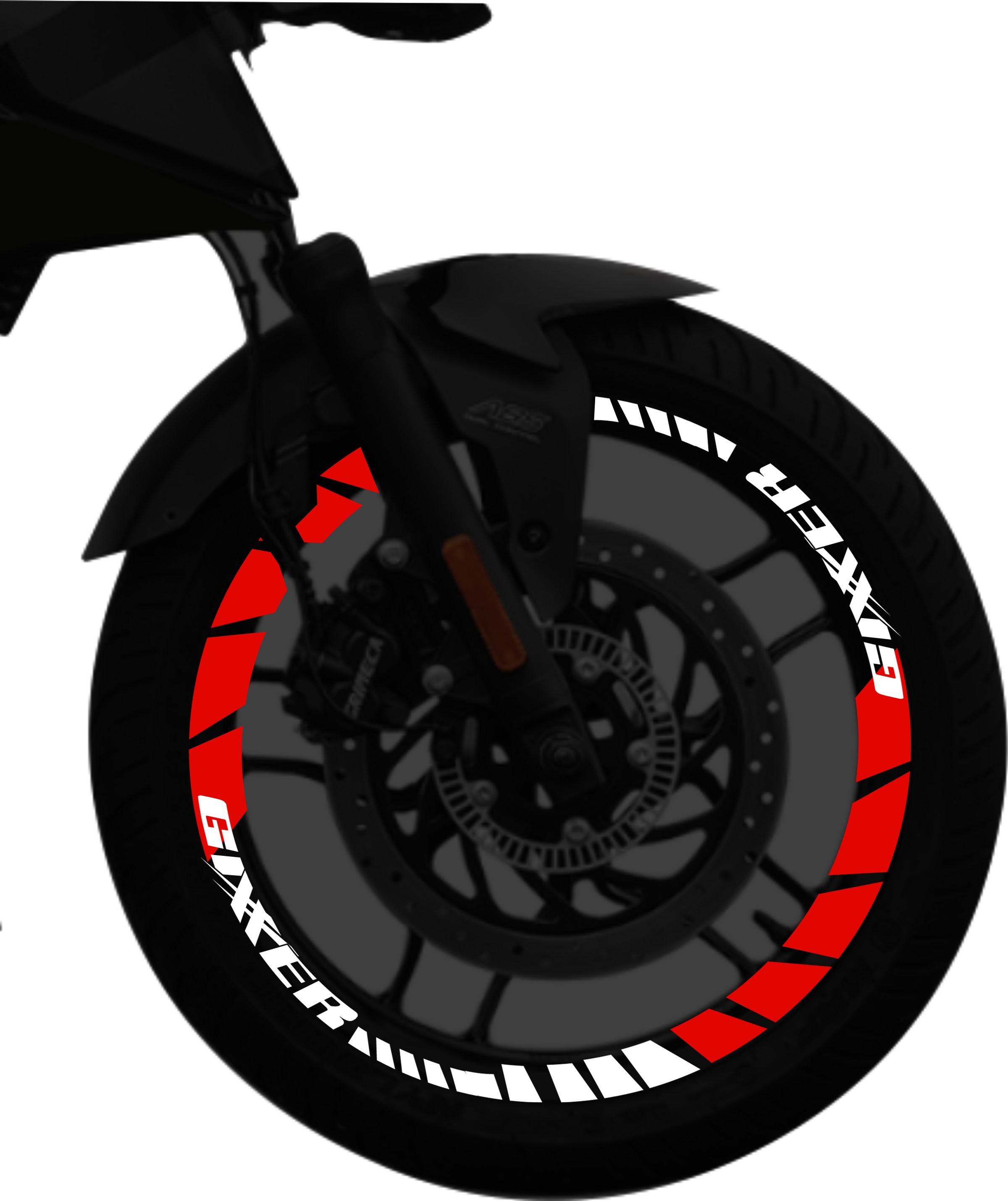 Suzuki Gixxer kit stickers para rines SKU2031