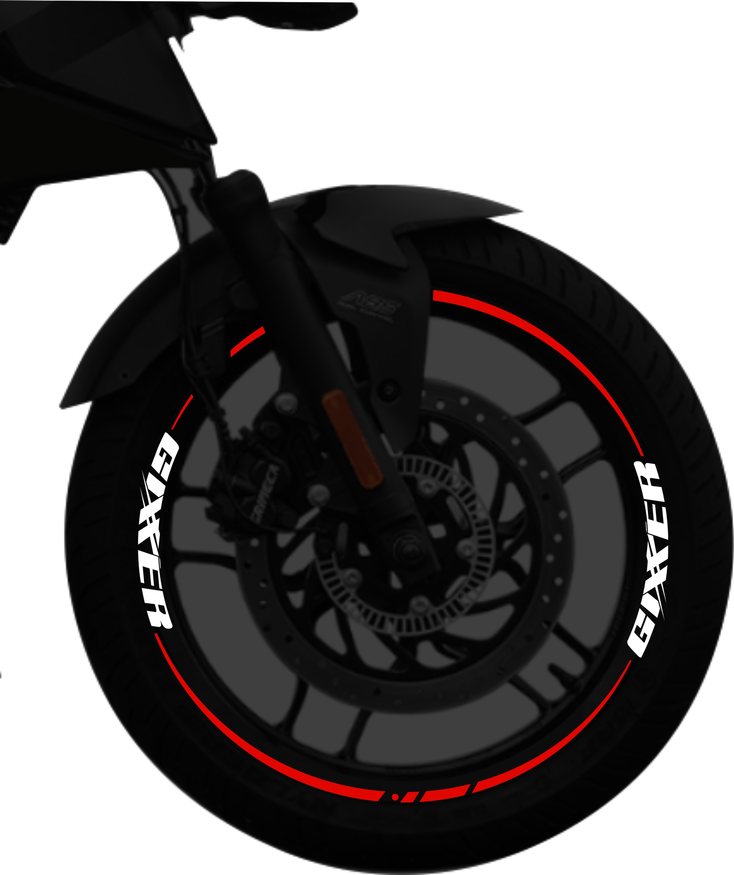 Suzuki Gixxer kit stickers para rines SKU2034