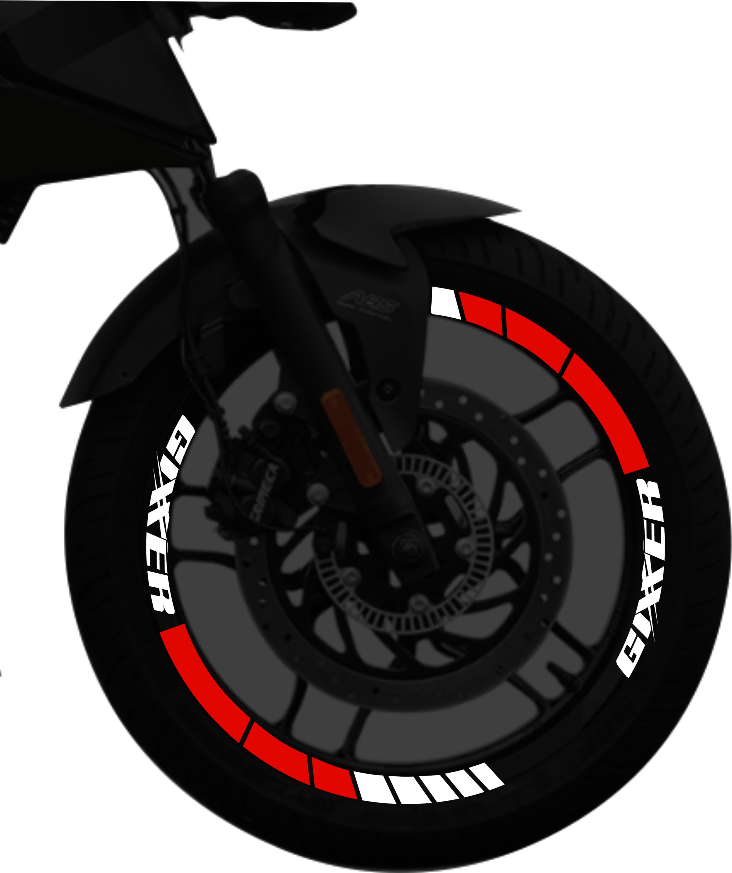 Suzuki Gixxer kit stickers para rines SKU2036