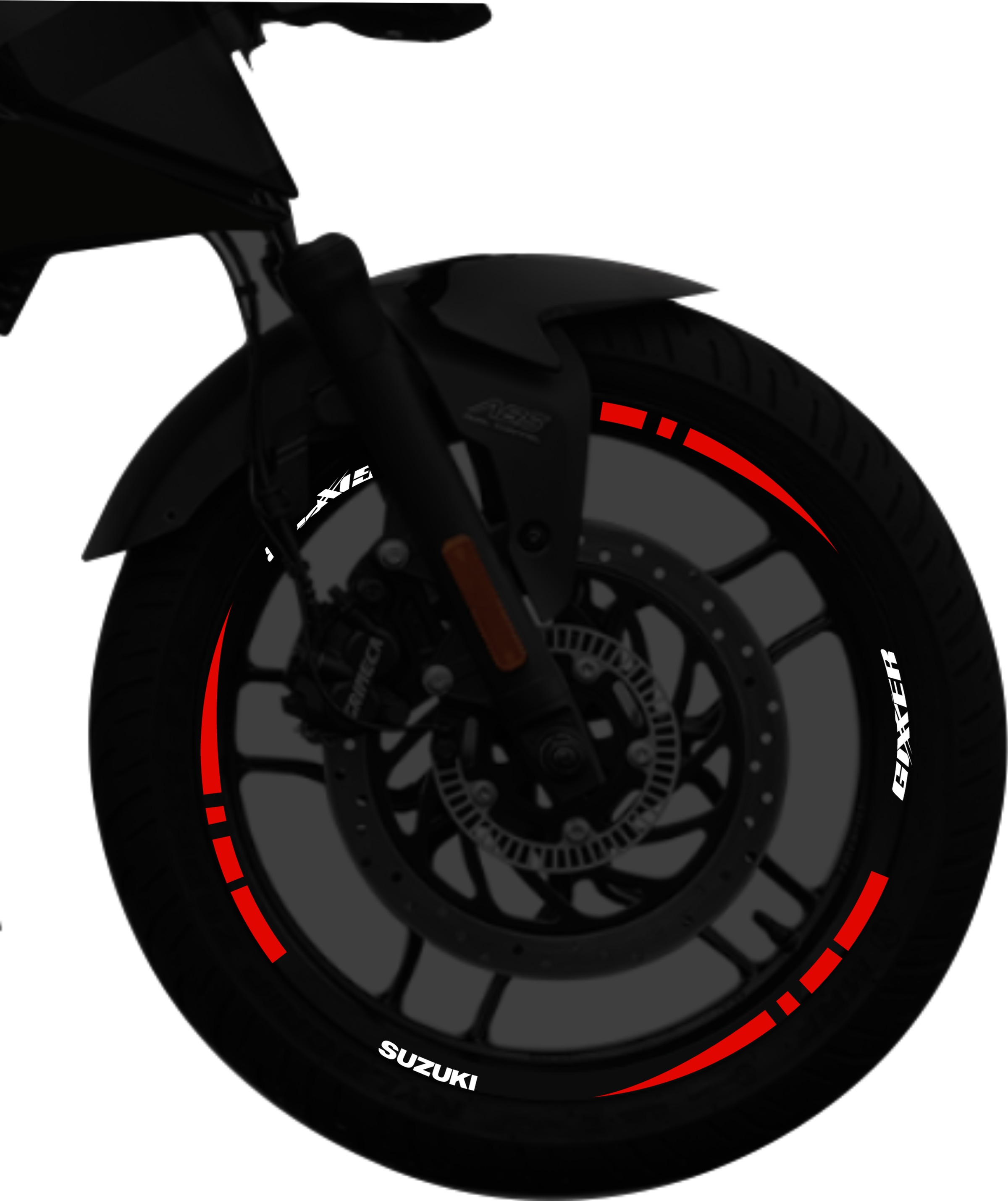 Suzuki Gixxer kit stickers para rines SKU2040