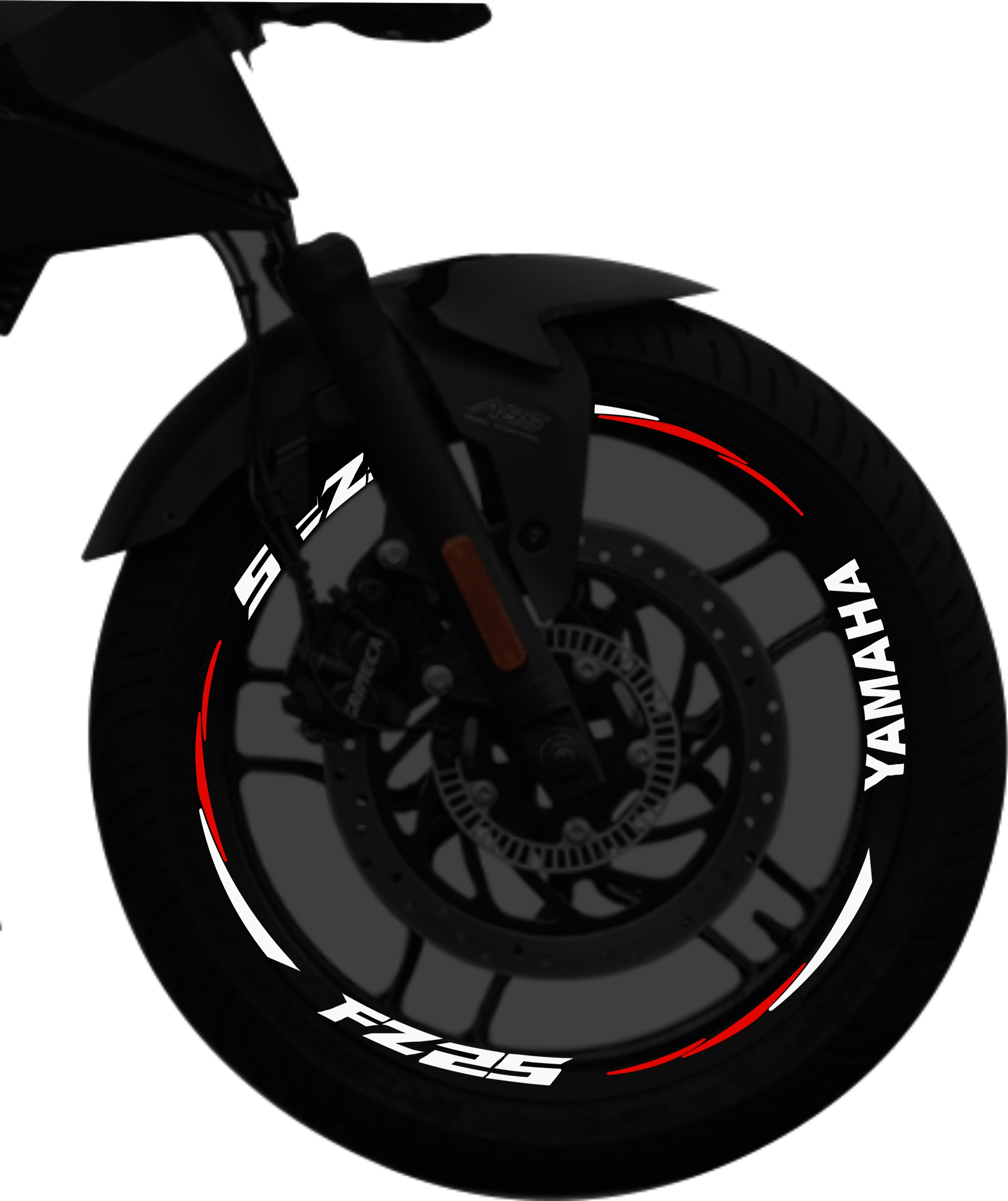 Yamaha FZ25 kit de stickers para rines SKU2035