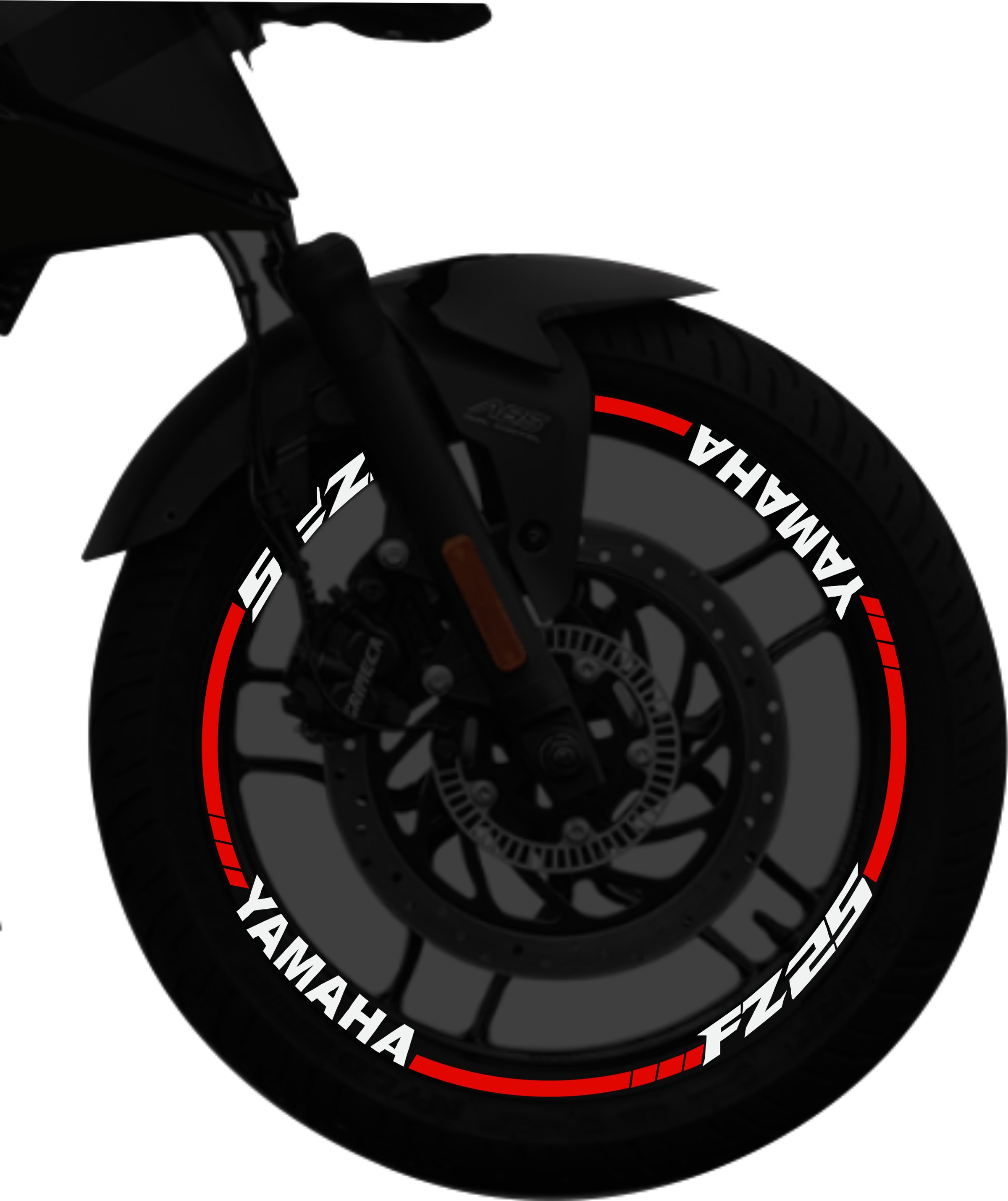 Yamaha FZ25 kit de stickers para rines SKU2038