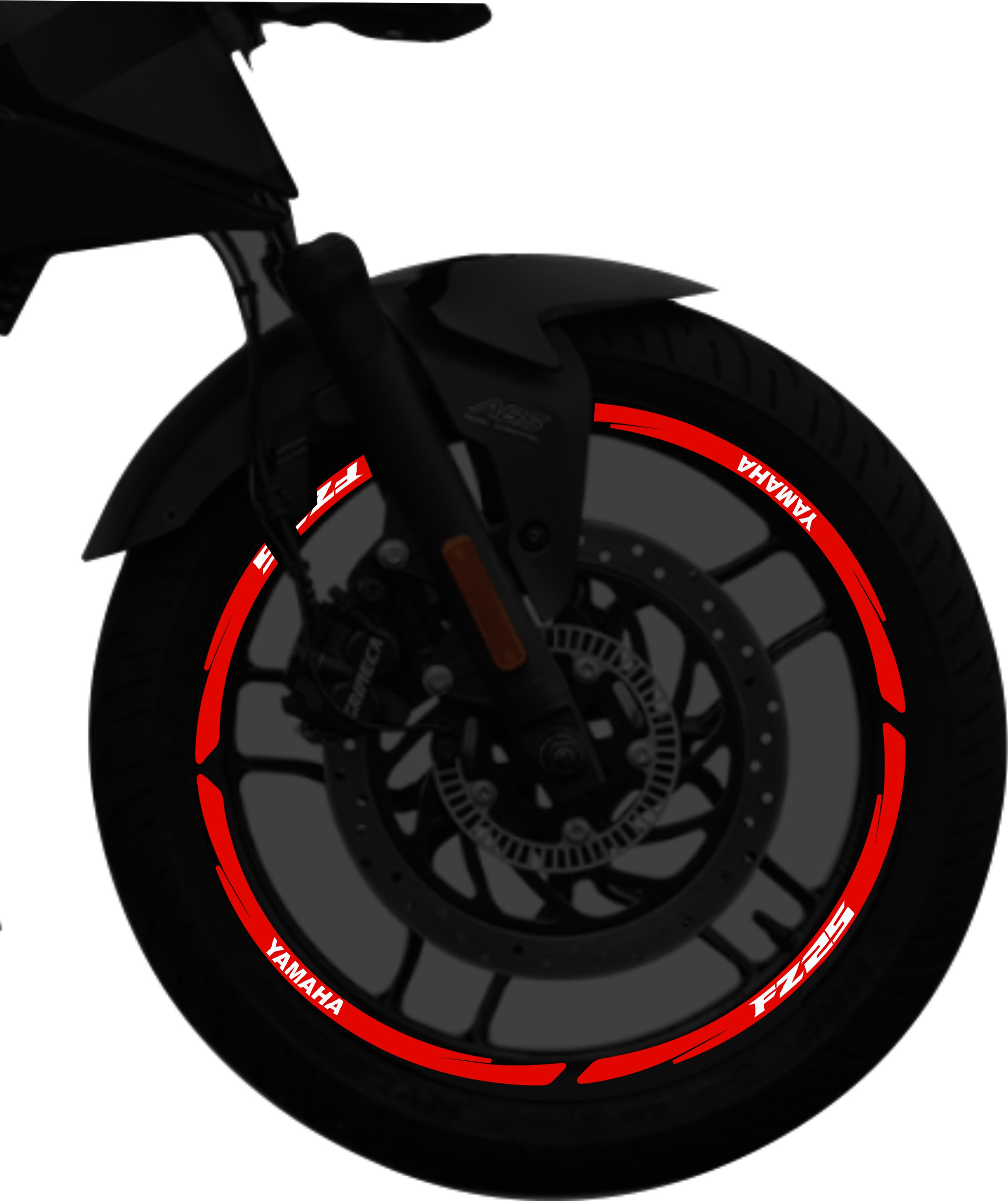 Yamaha FZ25 kit de stickers para rines SKU2039