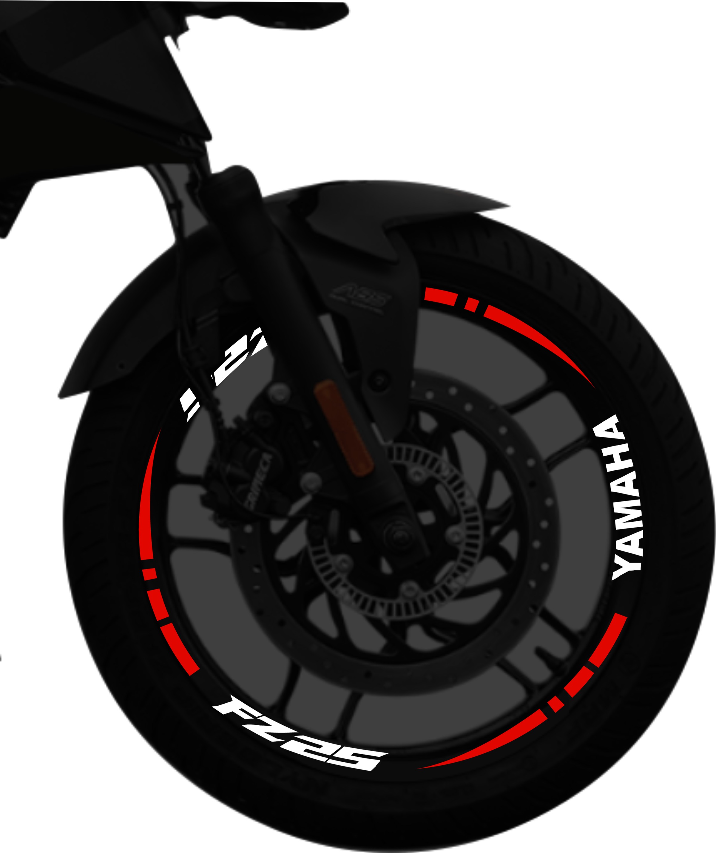 Yamaha FZ25 kit de stickers para rines SKU2040