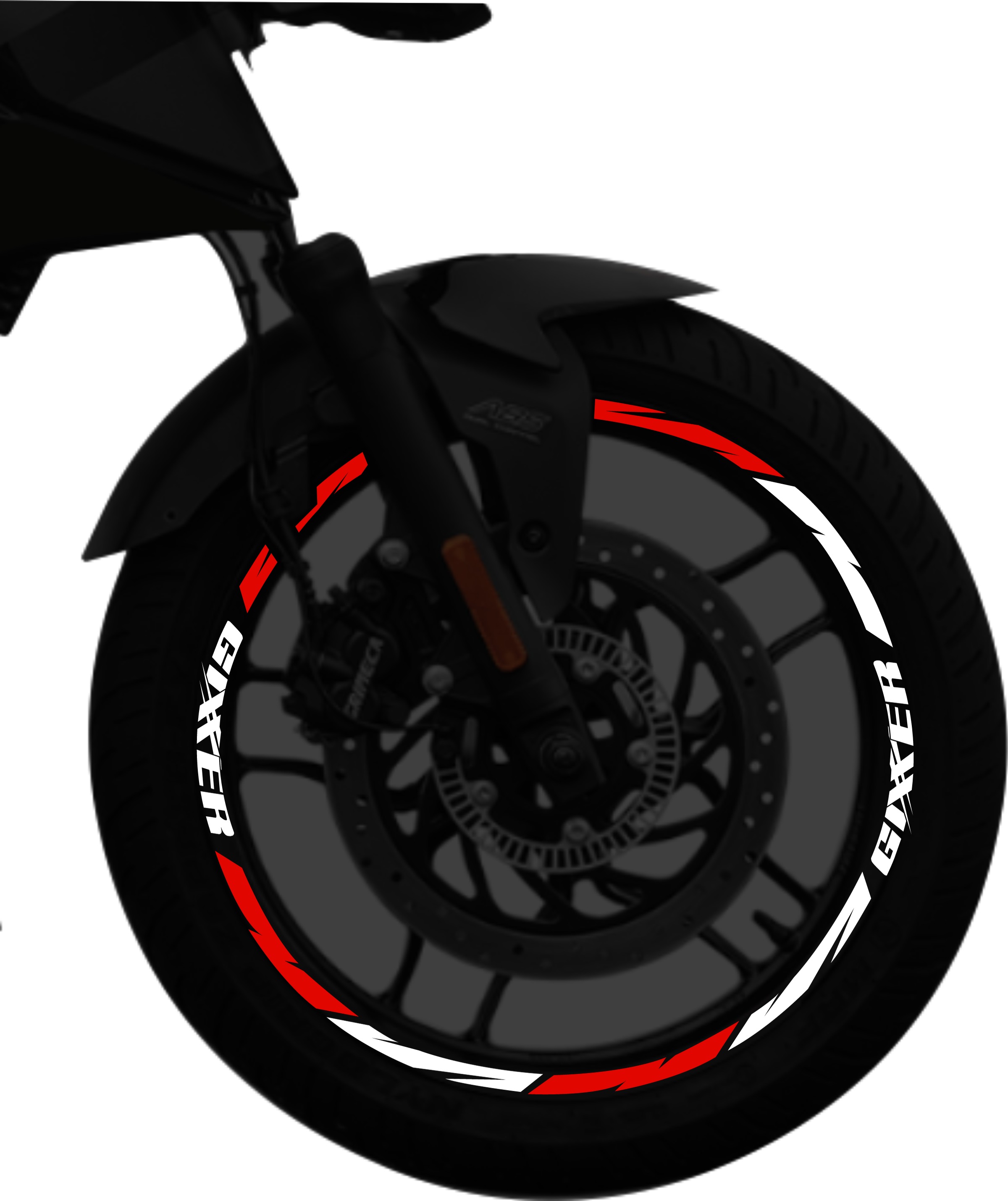 Suzuki Gixxer kit stickers para rines SKU2042