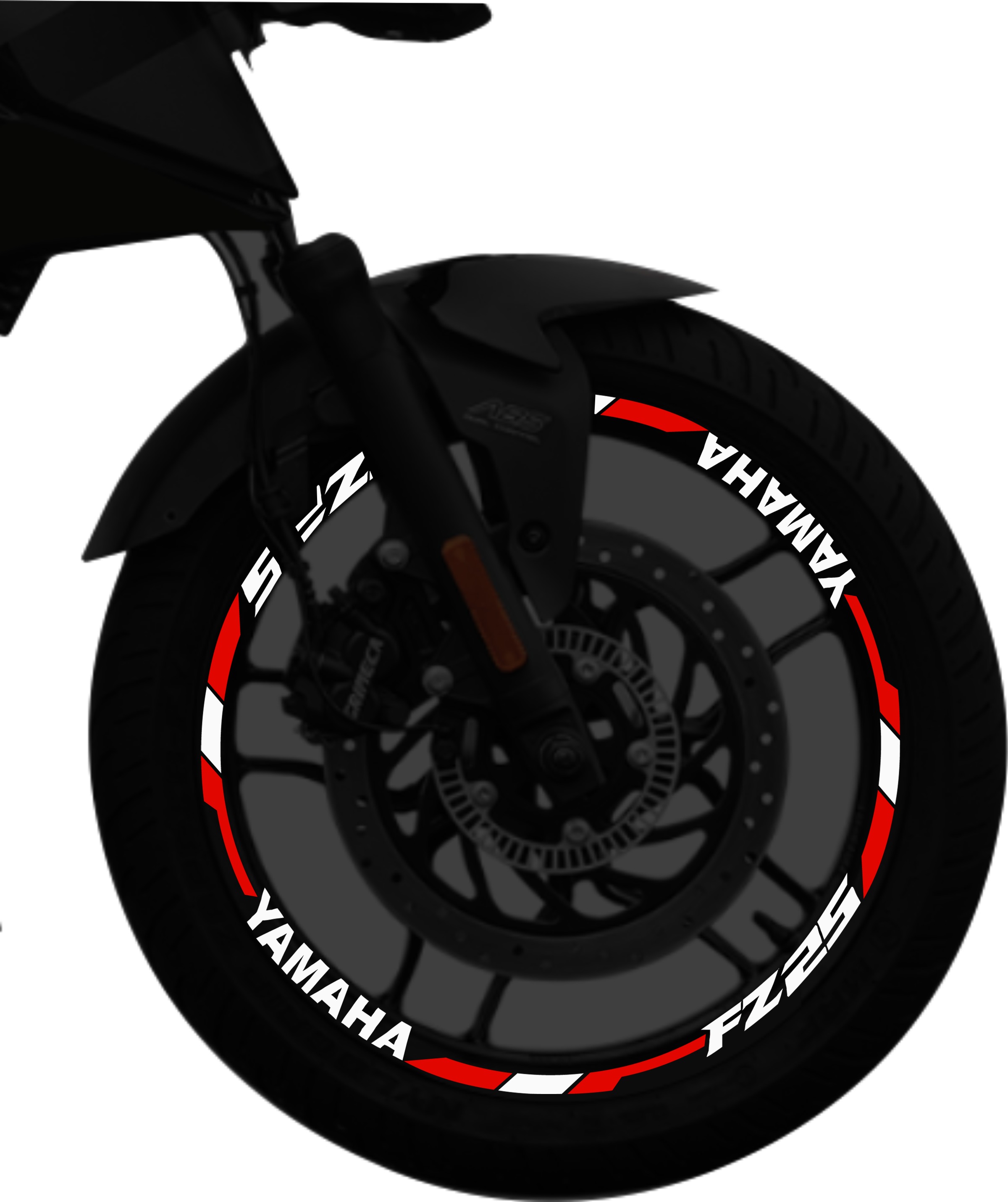 Yamaha FZ25 kit de stickers para rines SKU2041