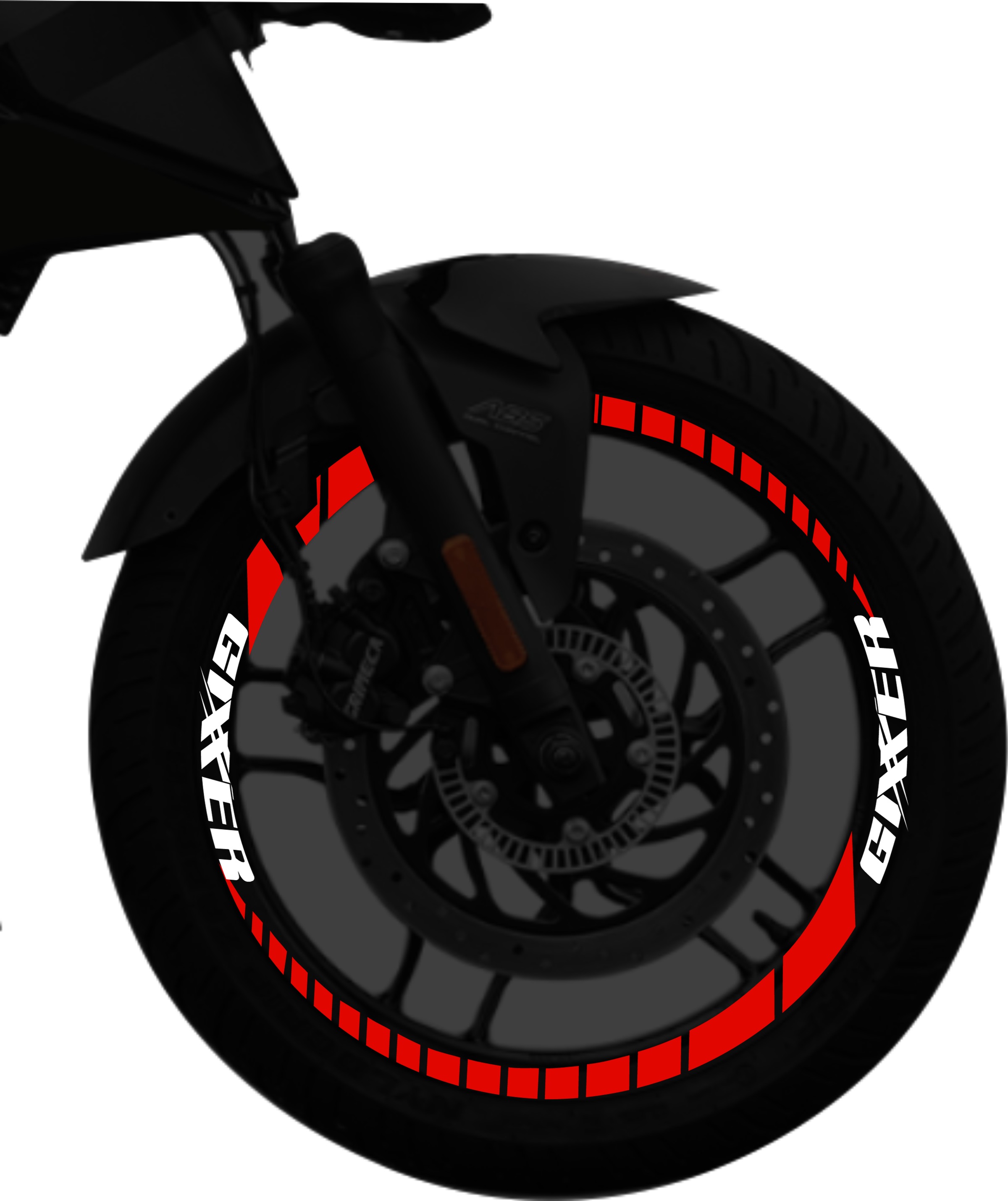 Suzuki Gixxer kit stickers para rines SKU2050