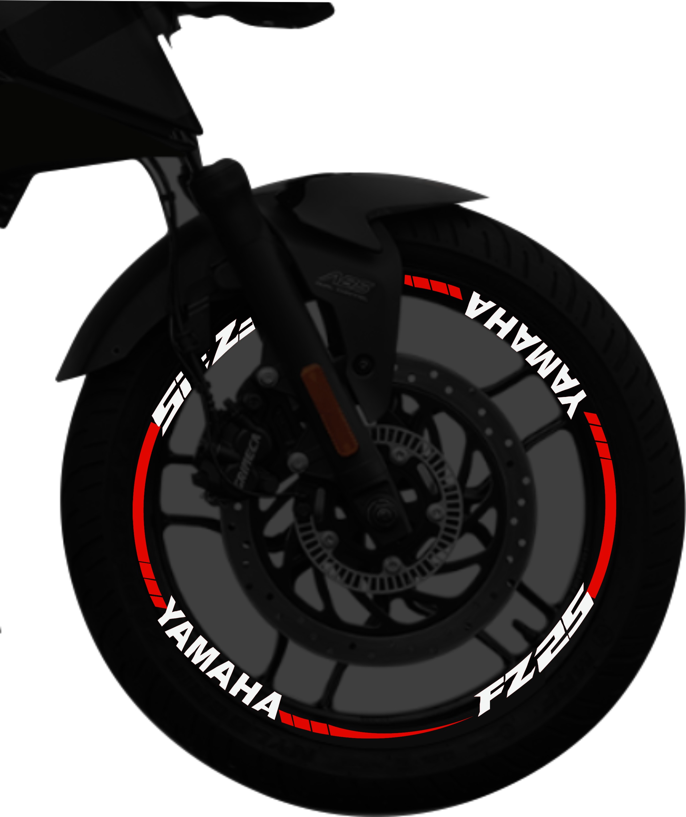 Yamaha FZ25 kit de stickers para rines SKU2043