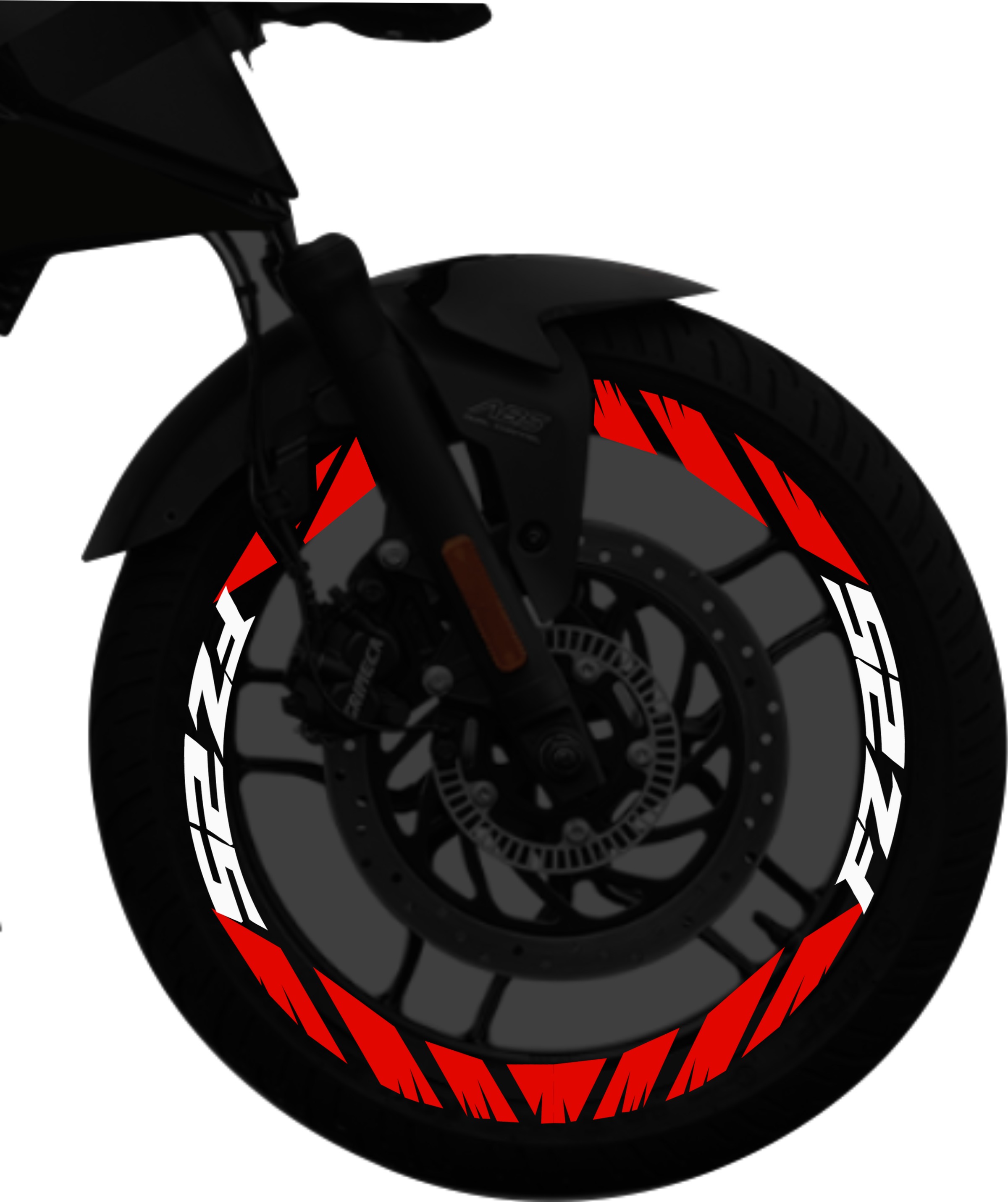 Yamaha FZ25 kit de stickers para rines SKU2047