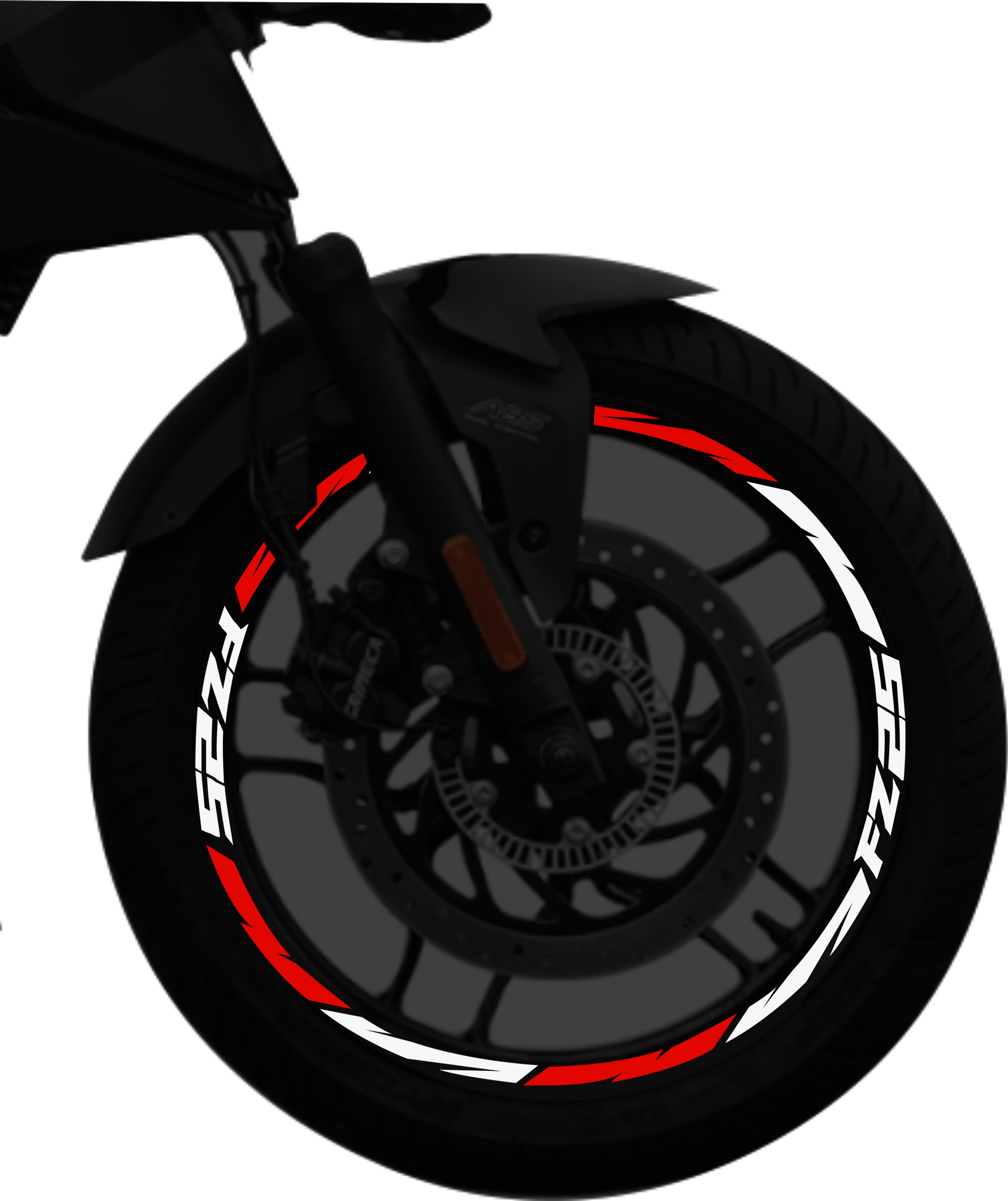 Yamaha FZ25 kit de stickers para rines SKU2042